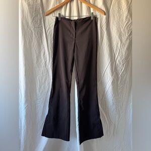 Y2K Chocolate Brown Low Rise Flare Pants #y2kfashion
